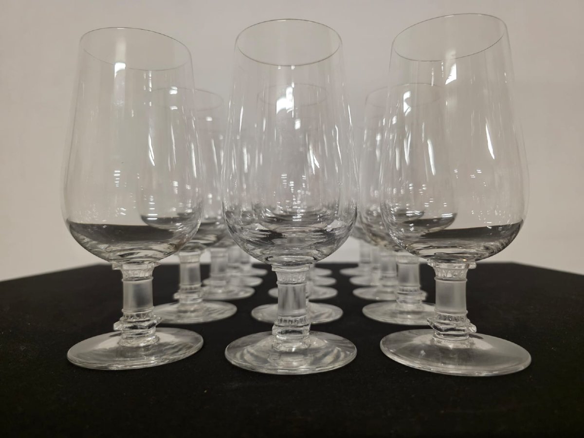 15 Bicchieri modello Murat di Lalique France-photo-1