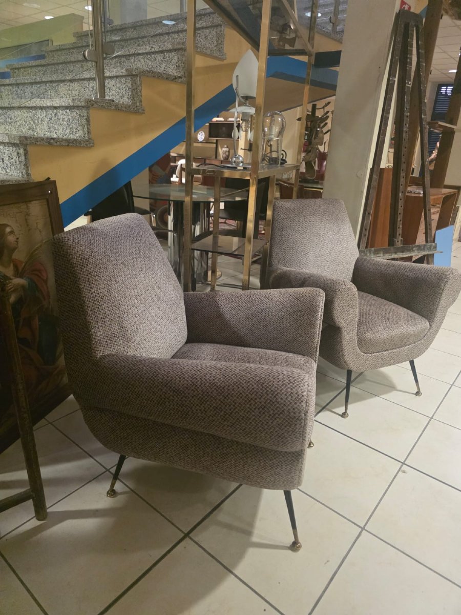 Coppia di poltrone di Gigi Radice per Minotti-photo-2