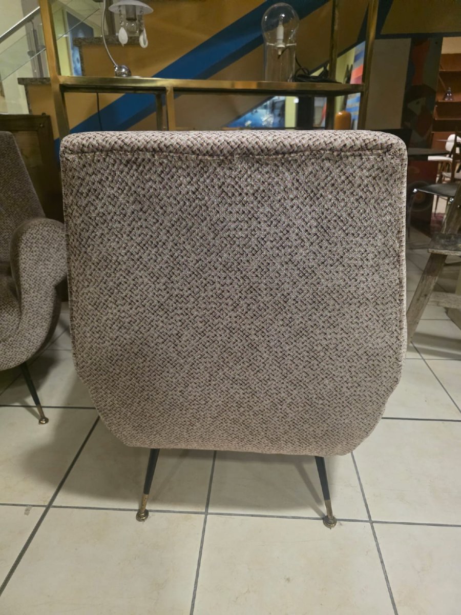 Coppia di poltrone di Gigi Radice per Minotti-photo-1