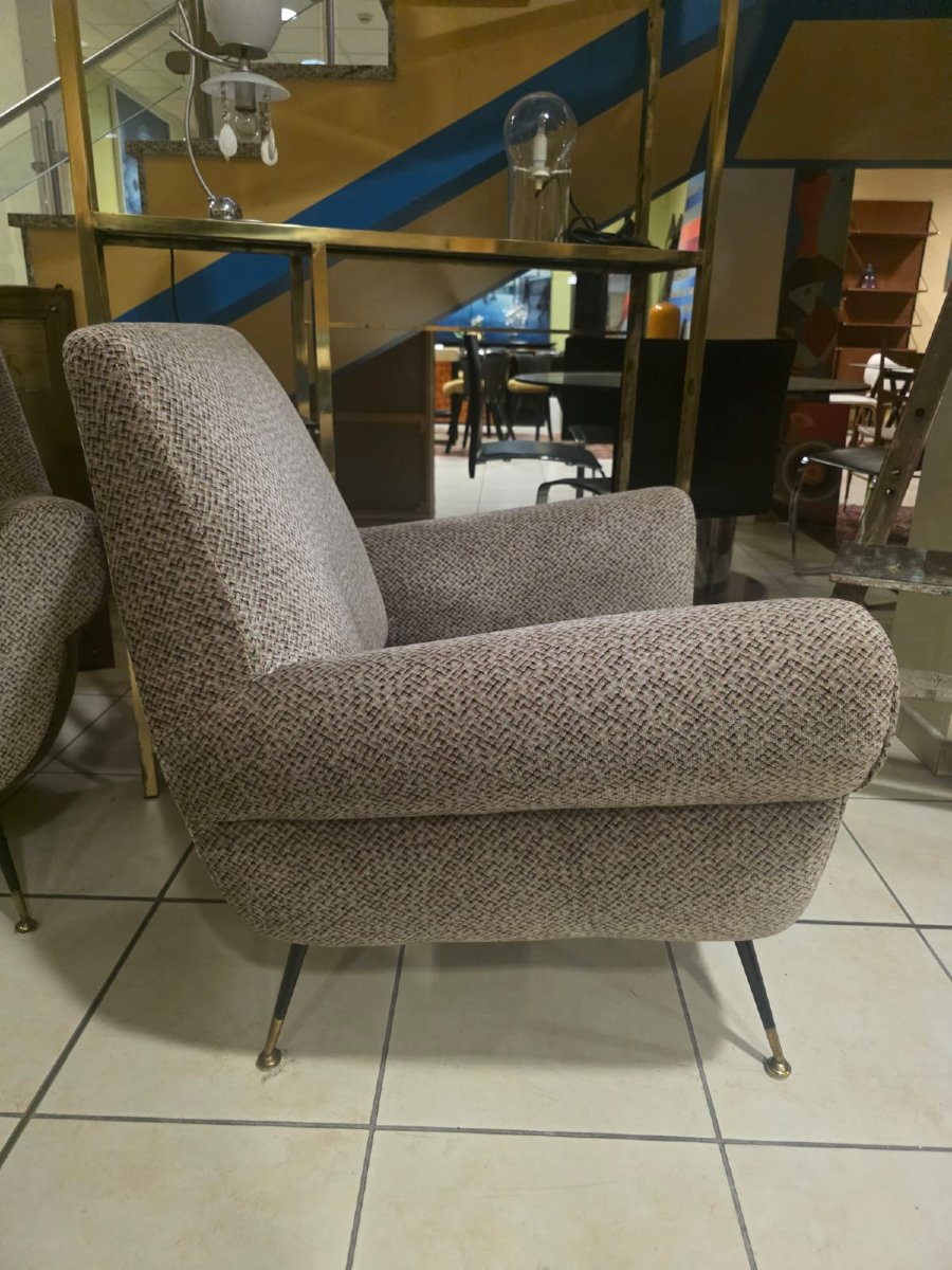 Coppia di poltrone di Gigi Radice per Minotti-photo-2