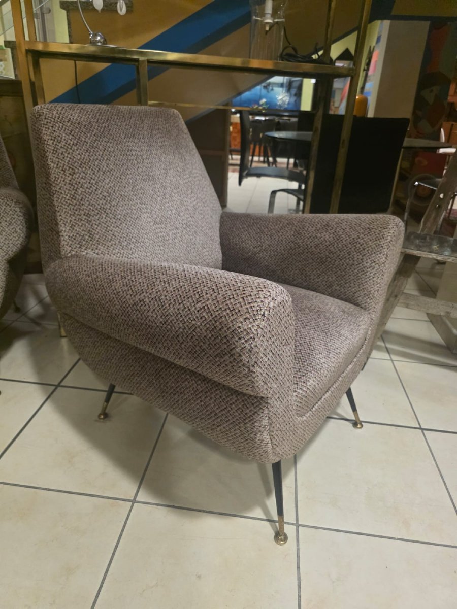 Coppia di poltrone di Gigi Radice per Minotti-photo-3