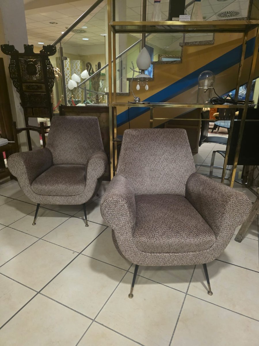 Coppia di poltrone di Gigi Radice per Minotti-photo-4