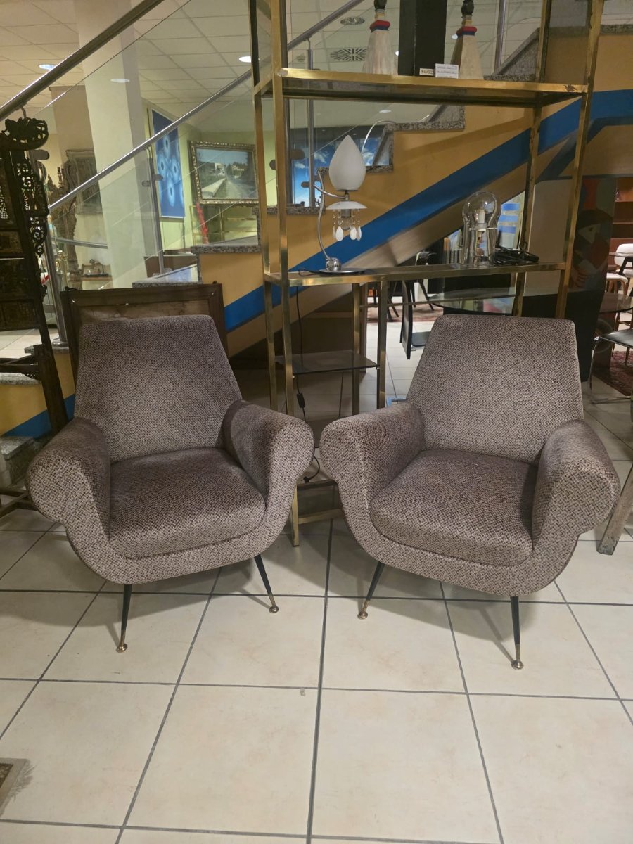 Coppia di poltrone di Gigi Radice per Minotti-photo-6