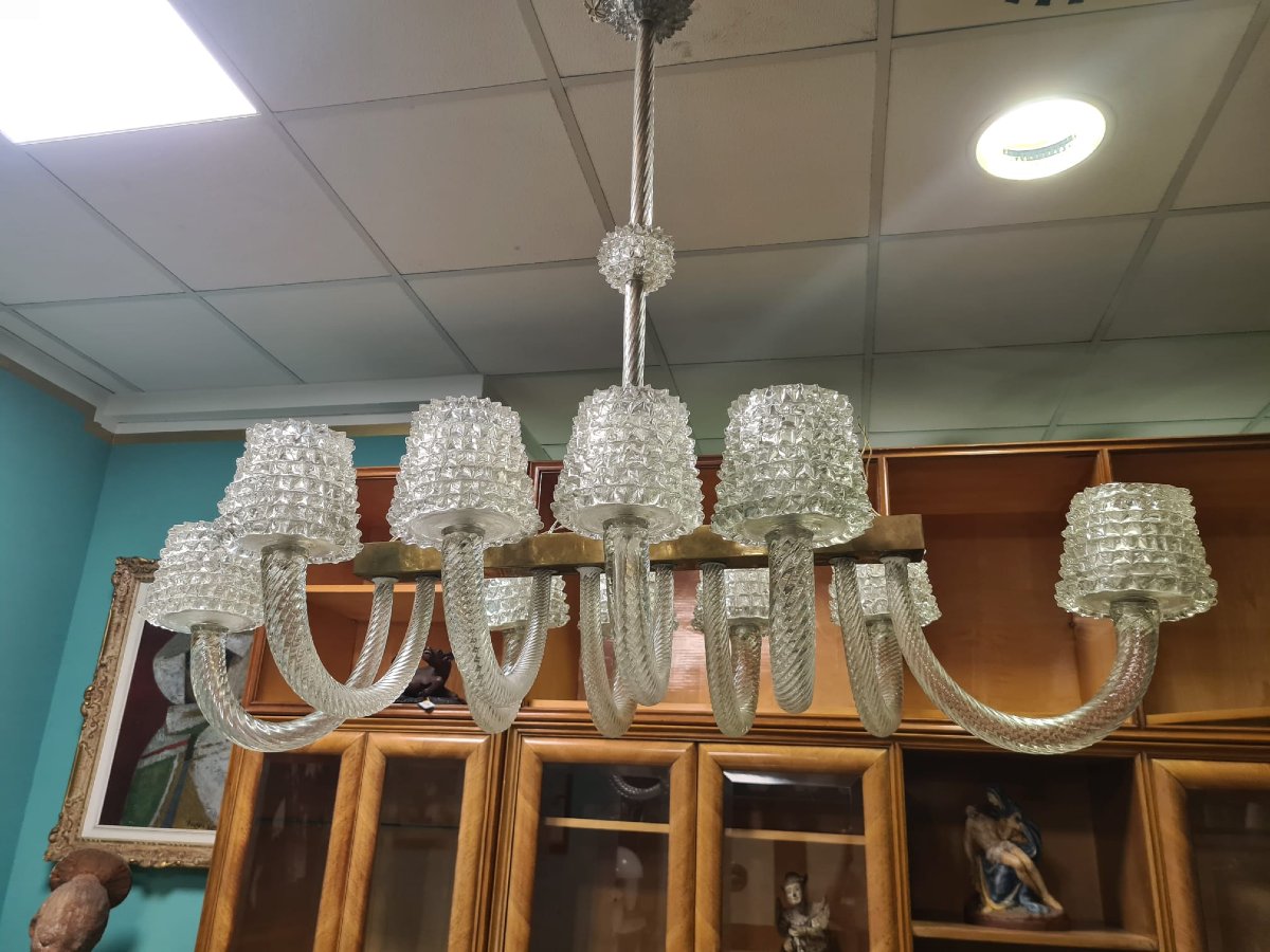 Lampadario 10 luci Barovier-photo-5