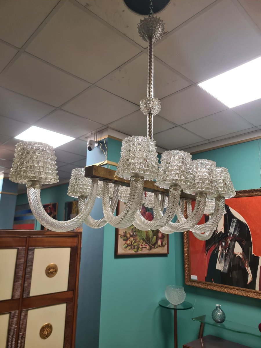 Lampadario 10 luci Barovier