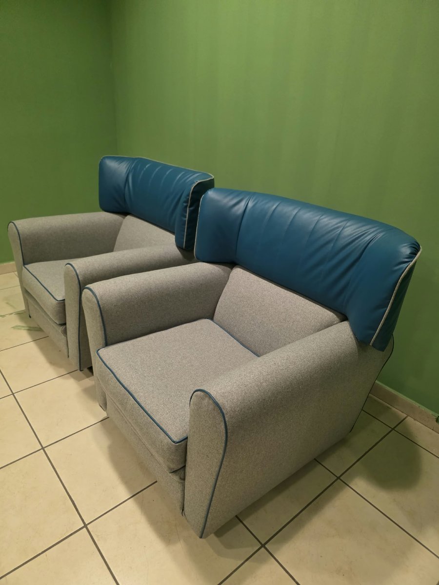 Coppia Poltrone Zanotta-photo-3
