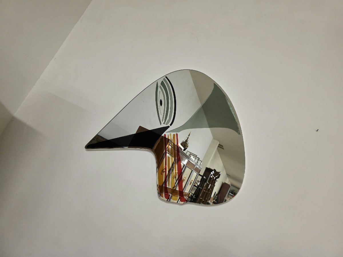 Specchio disegnato da Renata Boero per Fiam-photo-3