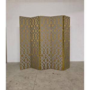 Paravento in stile Hollywood Regency Anni 70'