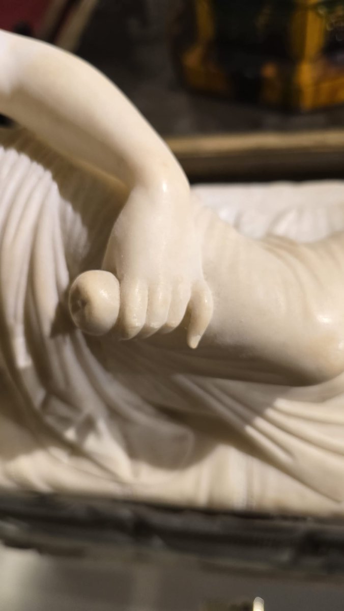 Ritratto di Paolina Borghese come "Venere", marmo e bronzo, fine XIX secolo-photo-1