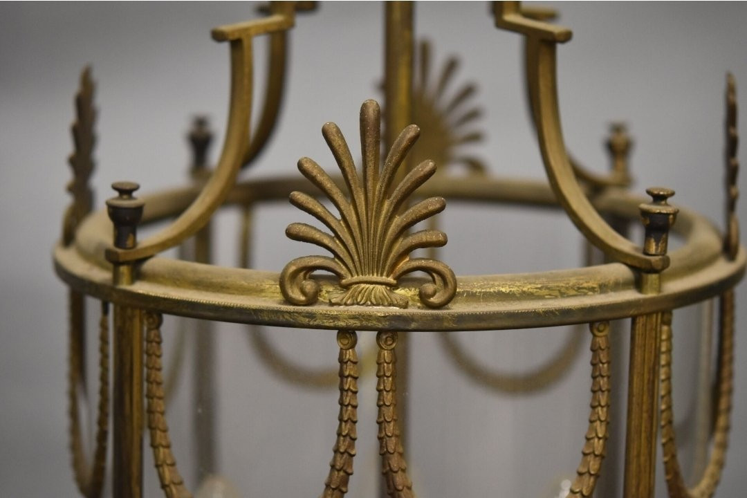 Coppia di lanterne a quattro luci, XIX secolo, Napoleone III-photo-1