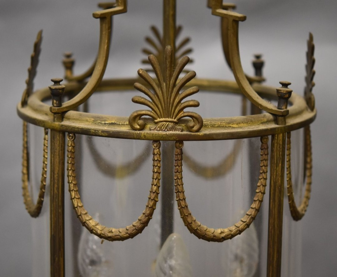 Coppia di lanterne a quattro luci, XIX secolo, Napoleone III-photo-2