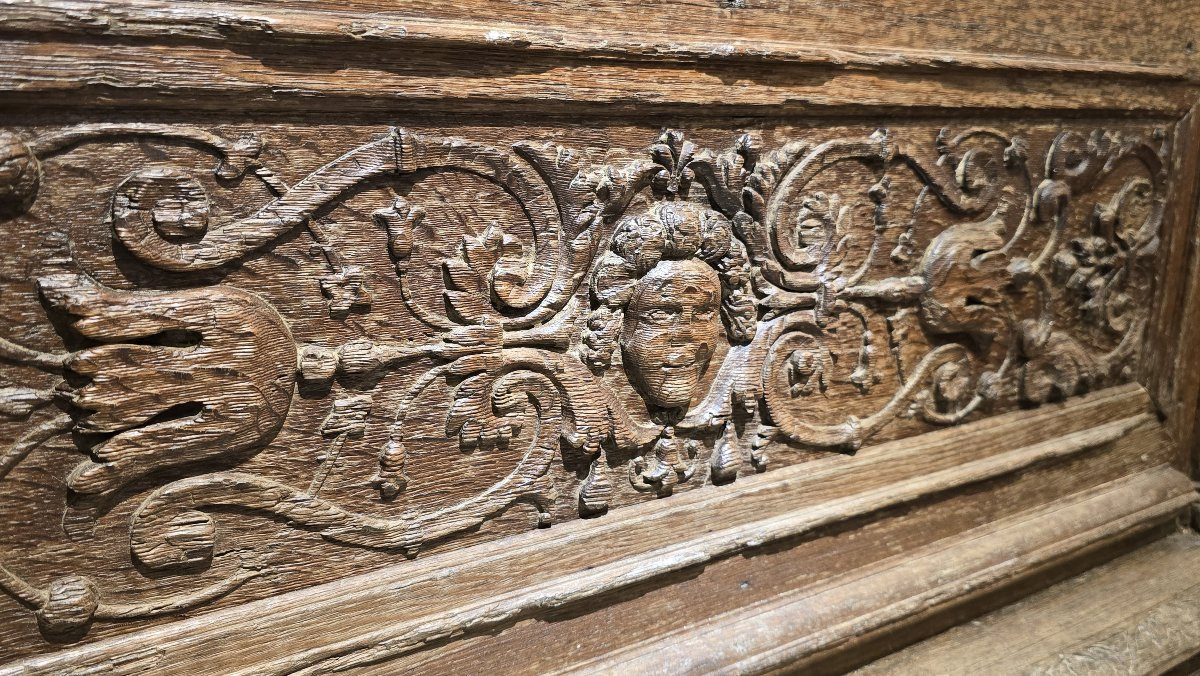 Cassa nuziale rinascimentale della fine del XVI secolo. Italia-photo-2