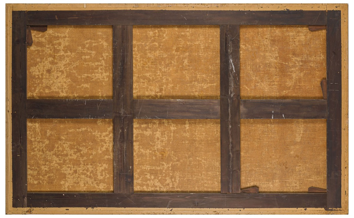 Grande dipinto di paesaggio. Olio su tela, firmato Michele Pagano, Napoli, XVIII secolo.-photo-2