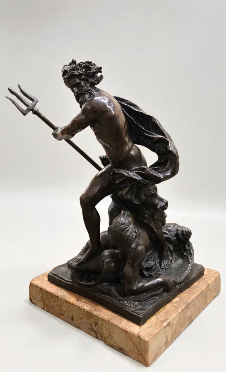 Scultura "Nettuno che calma le onde furiose", da Lambert-Sigisbert, XIX secolo
