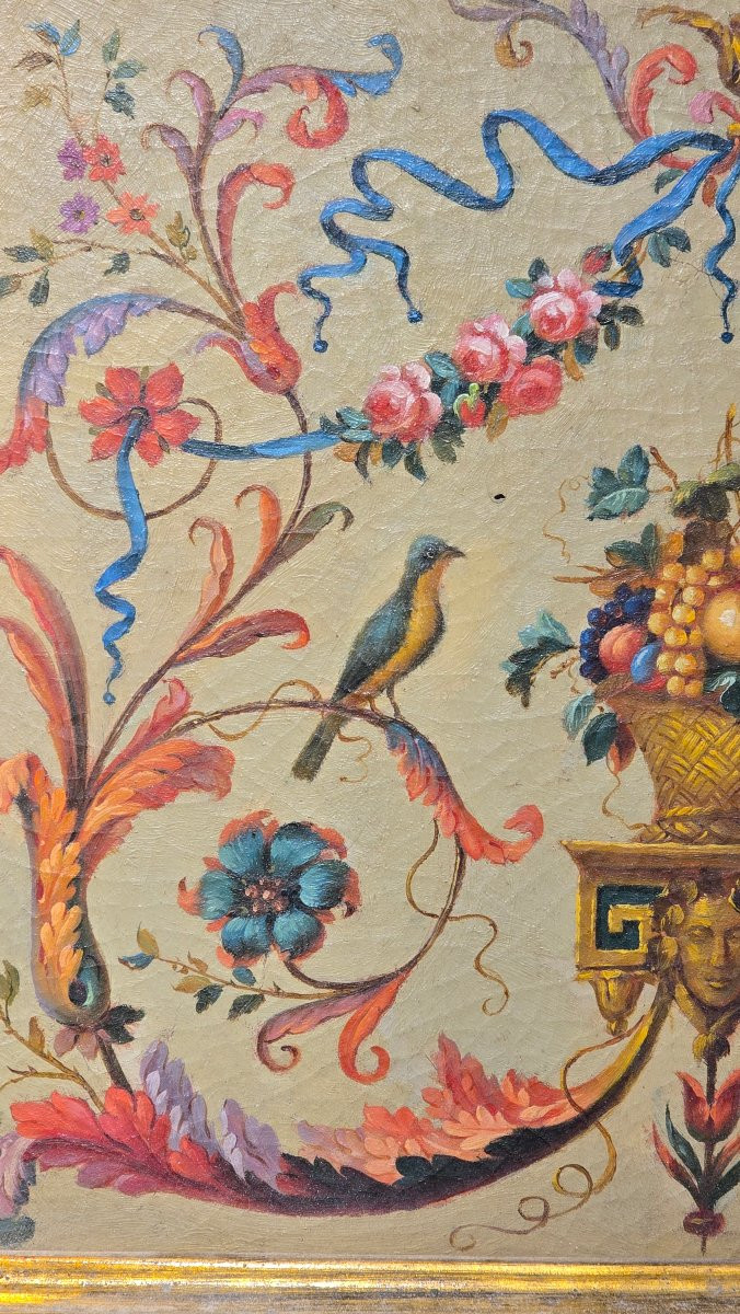 Cerchia di Fedele Fischetti, XVIII secolo, olio su tela applicato su cartone-photo-6