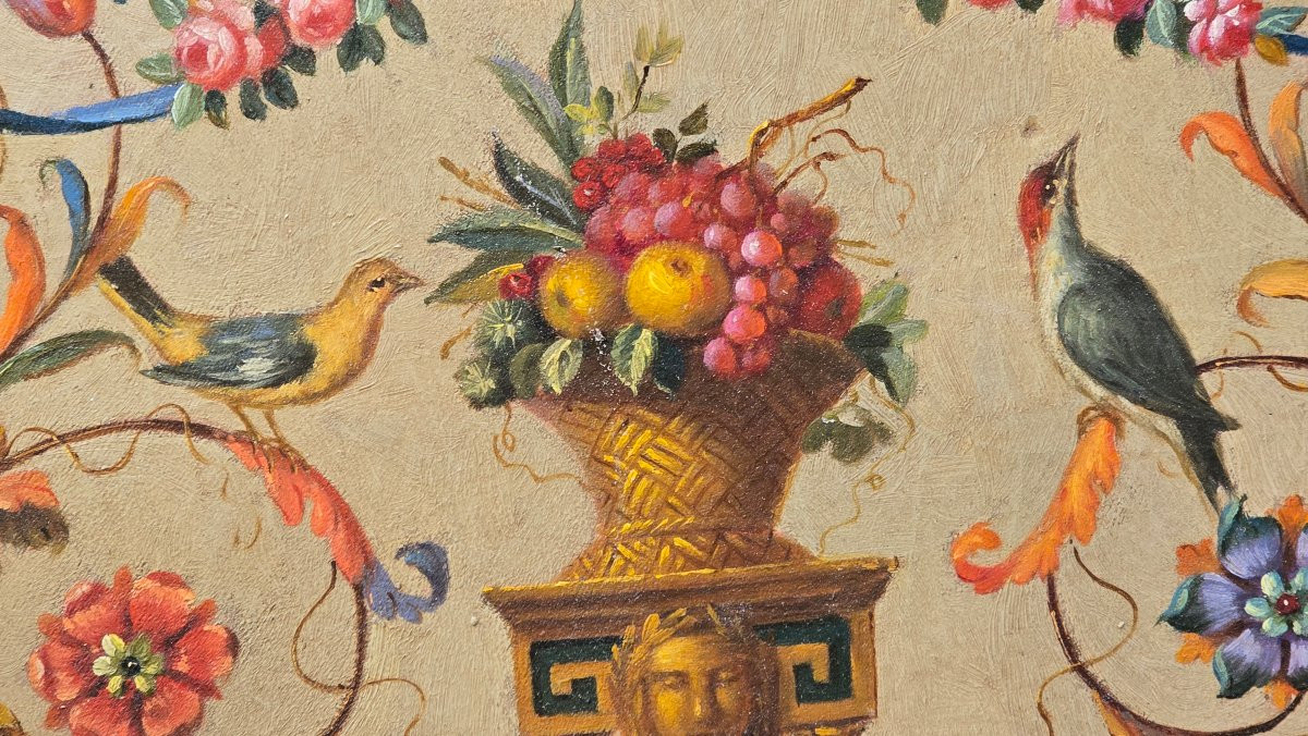 Cerchia di Fedele Fischetti, XVIII secolo, olio su tela applicato su cartone-photo-7