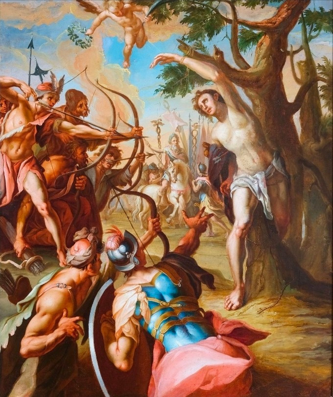 San Sebastiano, Metà del XVII secolo, Olio su tela