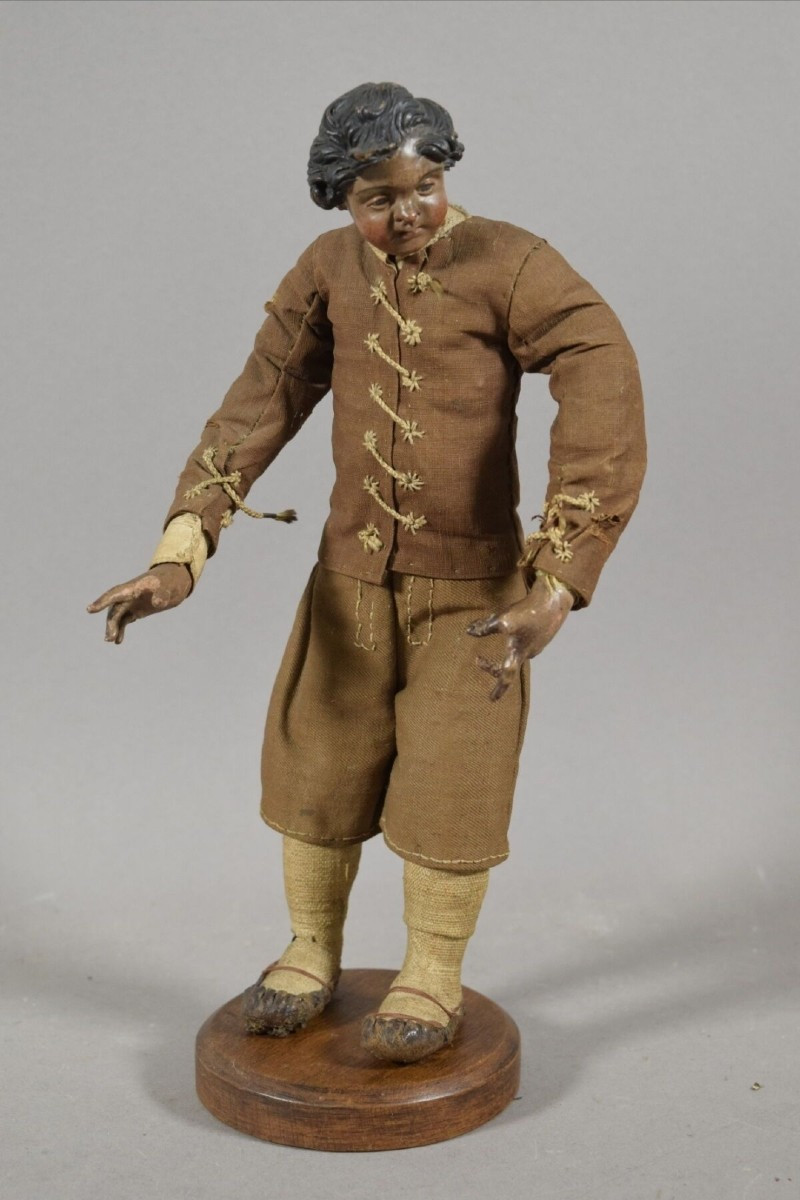 Pastore napoletano raffigurante un "Ragazzo", XVIII secolo, Napoli