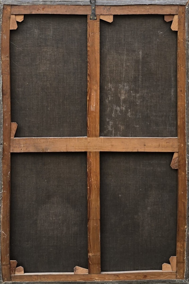 Ritratto di filosofo, olio su tela, scuola napoletana, XVII secolo-photo-2