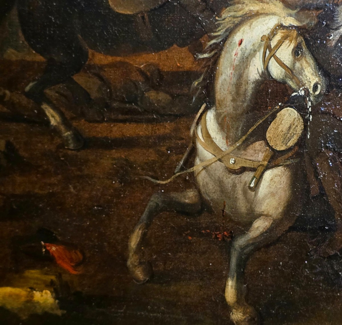 Scena di battaglia del XVII secolo.  "Scontro di cavalleria"-photo-4