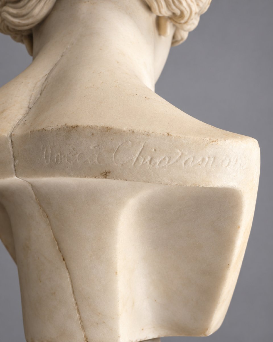 Vacca Chiatamone – Busto della Venere di Capua in marmo statuario – Napoli, XIX secolo-photo-3