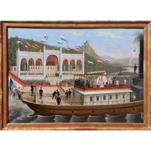 Anonymous 19th Century, The Arrival Of Sissi In Vienna