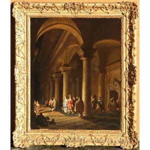 Anthonie De Lorme (circa 1610 - 1673), Church Interior At Night