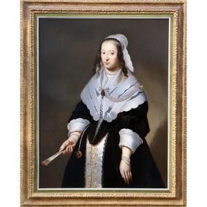 Circle Of Isaac Luttichuys, 1640s, Portrait Of A Lady