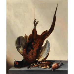 Jacobus Van Der Hagen (1657 - 1715), Hunting Still Life With A Pheasant 