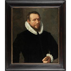 Circle Of Frans Pourbus II (late 16th Century), Portrait Of A Man