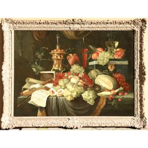 Attributed To W. Mertens (active In Antwerp 1650/1675), Pronk Still Life 