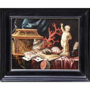Carstiaen Luyckx (1623–c. 1670), Vanitas Still Life