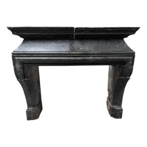 Fireplace In Burgundian Bluestone, 18th Century