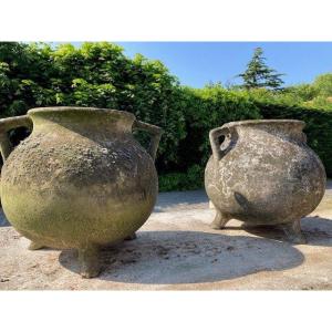 Set Of 2 Jars In Eternit