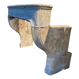Limestone Fireplace, 18th Century