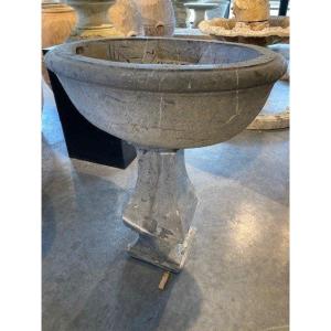 17th Century Stone Baptismal Font