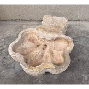 Natural Stone Holy Water Font