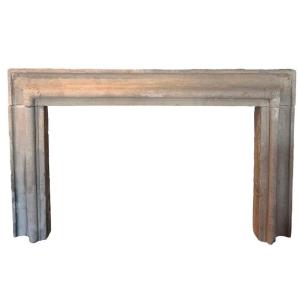 Italian Fireplace Mantel In 'pietra Serena', 18th Century