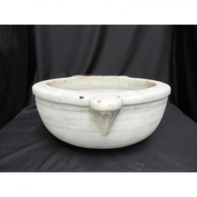 19th Century White Marble Sink
