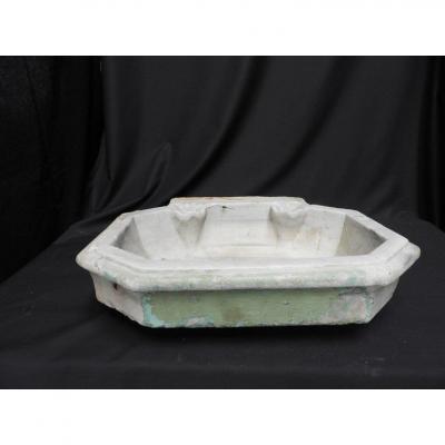19th Century White Marble Sink