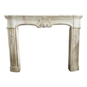 Italian Louis XV Fireplace, 18th Century