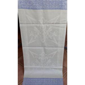5 Antique Towels - Luminous Damask Linen - New Condition 1920/1940 Germany