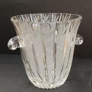 Cut Crystal Champagne Bucket - XX Th - France