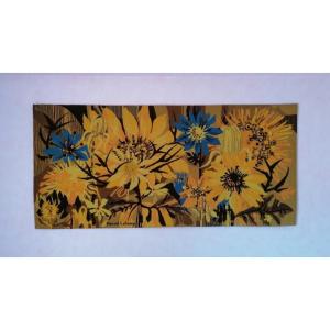Contemporary Mural Tapestry By M. Hervé Lelong - 1970-1980