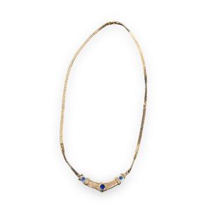 Pierre Cardin Blue Stones Fancy Necklace