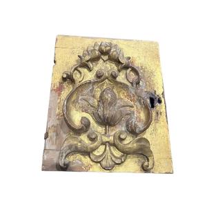 Old Tabernacle Door In Golden Wood