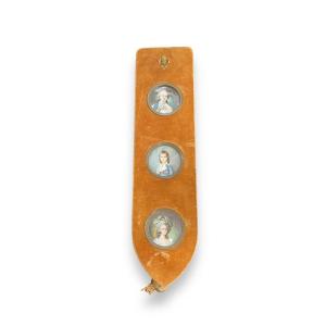 Portraits Of The Royal Family Louix XVI Marie-antoinette And The Dauphin Together Legitimist