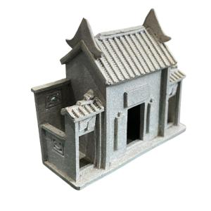 Asian Terracotta Temple House