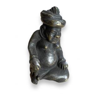 Erotica Silver Bronze With Decor Of Woman In Turban