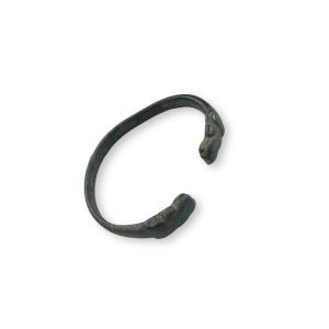 Antique Roman Egyptian Bronze Bracelet Heads Of Rams